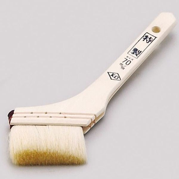 ＫＯ白毛特製ニス刷毛(70㎜)
